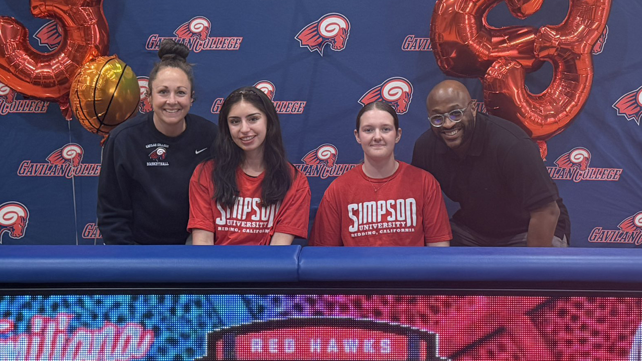 Gavilan's Emiliana Bejarano and Izzy Cline are both headed to Simpson University in Redding.
